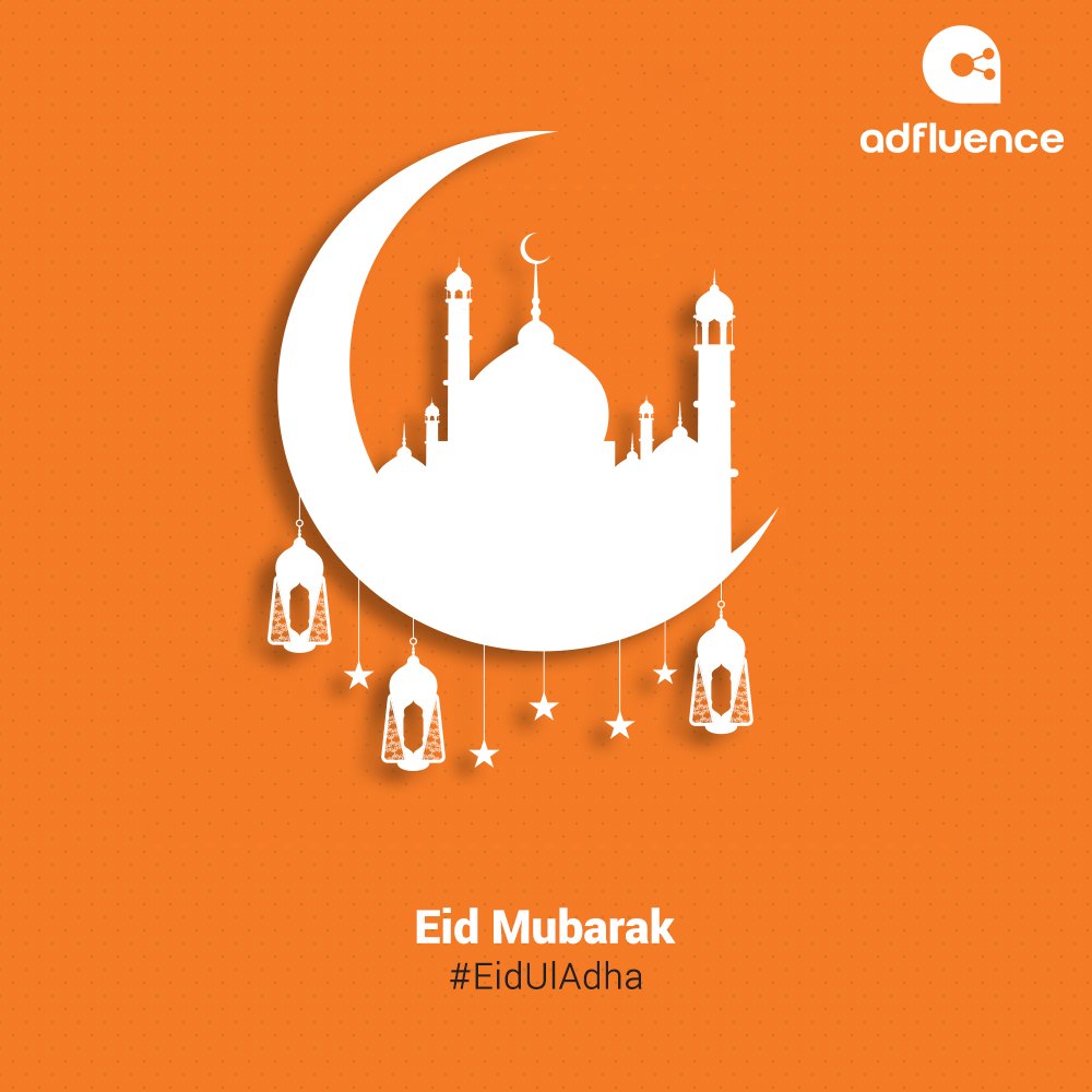 Adfluencehub's tweet photo. #Adfluence wishes you and your loved ones a blessed Eid Ul-Adha! #EidMubarak #AdfluenceHub #eiduladha https://t.co/YiNHa8oCAt
