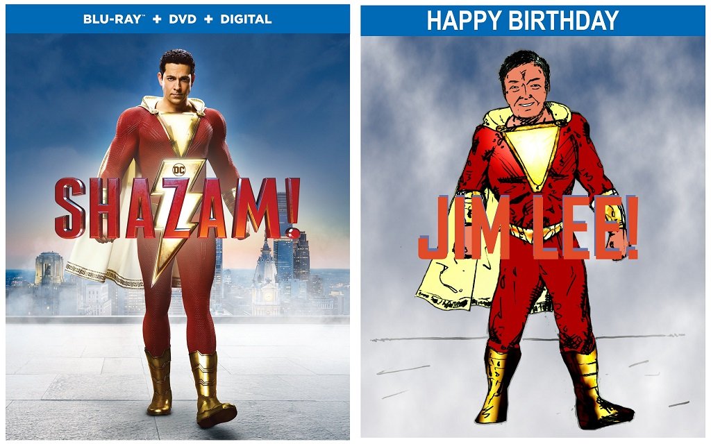 Jim Lee as Shazam: wish a happy birthday to my favorite comics artist of all time   