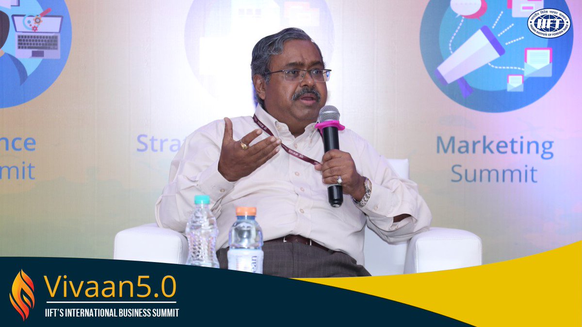 iift1963's tweet photo. Vivaan 5.0 || Evening Talk || Mr. N. Sivasailam

IIFT was honored to host Mr. @nsivasailam, IAS - Special Secretary (Logistics), Ministry of Commerce.

#iift #Vivaan5 #FlamesOfFuture #Day2 https://t.co/zB5MemERat