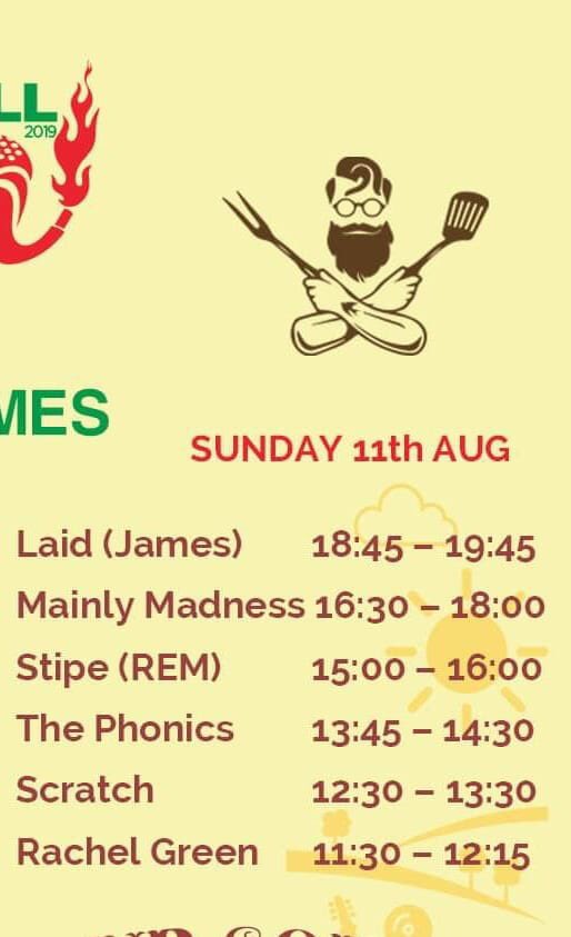 THE BIG GRILL... WE ARE LOOKING FORWARD TO TODAYS LINEUP IN THE GARND OLE MARQUEE 😍  IF YOU DIDNT USE YOUR TICKET YESTERDAY BECAUSE OF THE WEATHER DONT MISS OUT TODAY, COME AND YOU CAN GET IN WITH YESTERDAYS TICKET. WE HAVE GOT THE MAIN STAGE COVERED WHATEVER THE WEATHER,