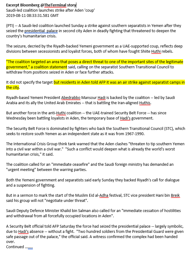 Dan Tsubouchi Pa Twitter Last 24 Hrs Separatists Take More Yemen Govt Positions In Aden Saudi Calls F Urgent Talks Ceasefire Parties Onside Separatists Then Say Won T Negotiate Under Threat Today Saudi Reported