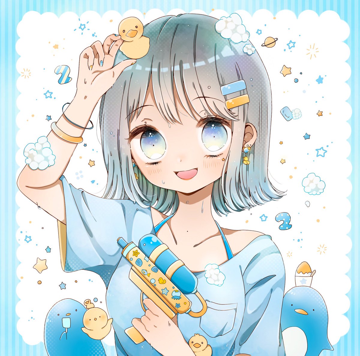 「Summer! 」|どす恋のイラスト