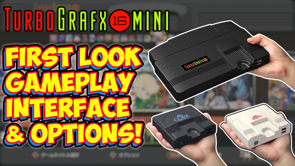 madlittlepixel's tweet image. First Look at the TurboGrafx-16 &amp;amp; Pc Engine Mini User Interface, Screen Settings, Game Options &amp;amp; Gameplay! Check it out in my newest video here: youtu.be/V-8G56_GP3s