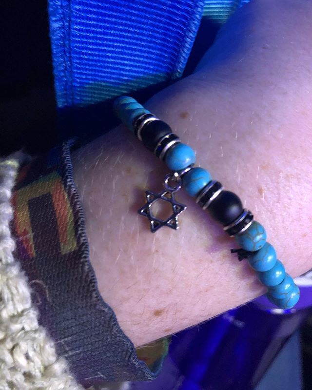 rshifty's tweet photo. Got a beautiful bracelet from my Shabbat buddy!! Love having a piece of Israel to take home with me ❤️✡️ #birthrightisrael #israelfreespirit https://t.co/WlWFE4pO4G https://t.co/Krw7QwqgYM