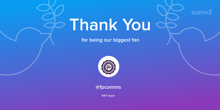 1111Comms's tweet photo. Our biggest fans this week: fpcomms. Thank you! via https://t.co/aslURNlyXJ https://t.co/pePv8g1Mp6