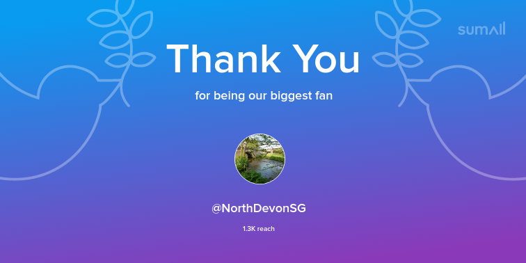 Our biggest fans this week: NorthDevonSG. Thank you! via sumall.com/thankyou?utm_s…