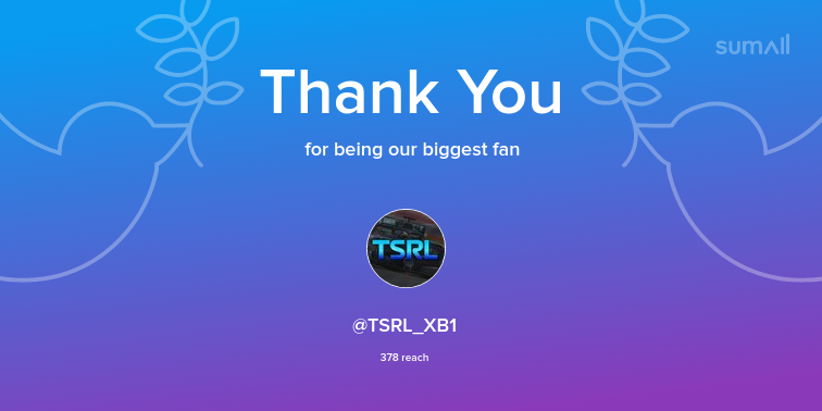 Nathen_105's tweet photo. Our biggest fans this week: TSRL_XB1. Thank you! via https://t.co/I8zuUtZZfV https://t.co/XWSOIQ1KVr