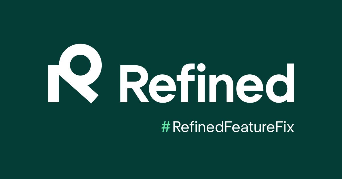 RefinedSoftware's tweet image. This August we are dishing out a whole bunch of feature tips - Follow the hashtag #RefinedFeatureFix to get your Refined feature fix