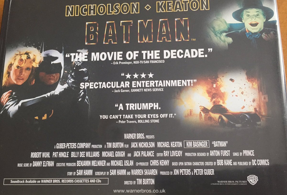 Geeky_Guys's tweet photo. Happy 30th Anniversary ๐๐๐๐ @TimWBurton 1989 BATMAN movie
still a fantastic film all these years later & an art masterpiece as well,
plus amazing performances from
@MichaelKeaton #jacknicholson
๐๐ ๐ฆ๐ฆ @DCBatman @DCComics
#batman #batman30 #batman1989 #timburton #dc https://t.co/uw8filBMNG
