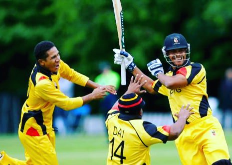 GayanLoku's tweet photo. All the best to the @Cricket_PNG Barramundis who takes on Oman and Scotland in the ICC CWC League 2 R1 ODI series... #gobarras #roadtoworldcup https://t.co/fcBJsCx0Mm
