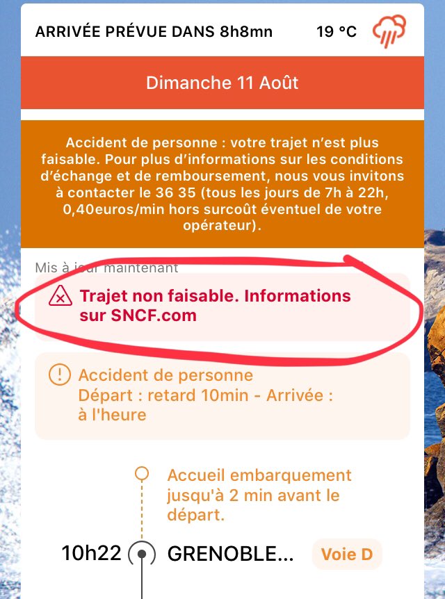 LBoubl's tweet image. #sncf, qu’est-ce que cela veut dire ? Le personnel à bord est incapable de me renseigner.