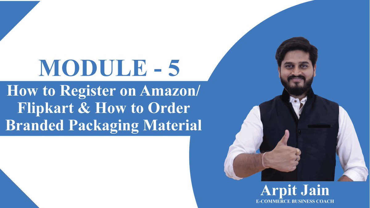 Hey Guys,

We have released the 5th Module of Free E-Commerce Seller Training on YouTube

Go watch our 5th video here:
youtu.be/XGFASYVXeWI

Don't forget to subscribe to our channel:
youtube.com/channel/UCCEop…

More videos coming your way! Happy Selling.