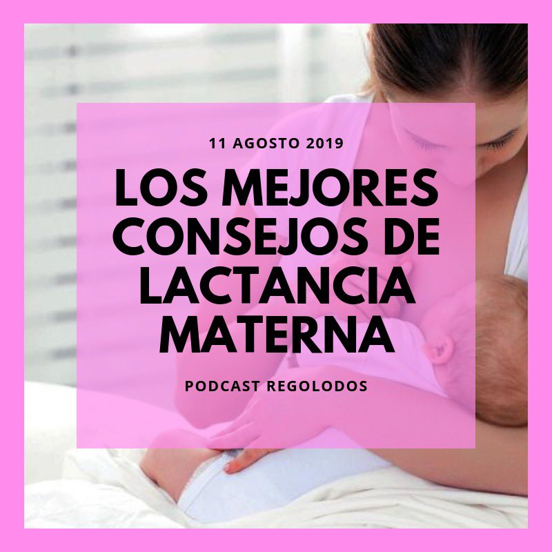 En la semana Mundial de la Lactancia Materna abrimos la SEGUNDA TEMPORADA del podcast REGOLODOS enlace👉 ivoox.com/39734485