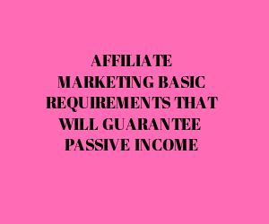 AffiliateAust's tweet photo. Affiliate Marketing Basic Requirement That Will Guarantee Passive Income https://t.co/BMDkbcHAki RT @LongeRoland https://t.co/NoFfxdx1UZ