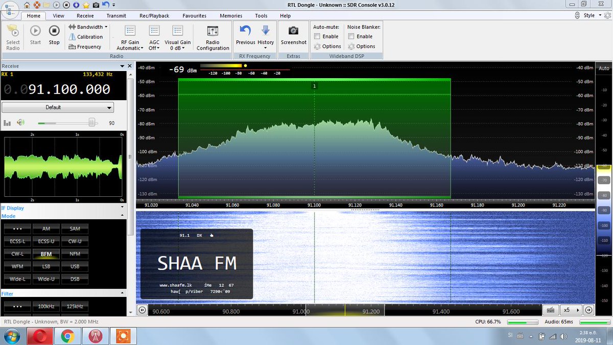 AchinthaSatell's tweet image. #SDRConsole Softwear and DVB-T2/T/C+FM+DAB Digital TV Stick .