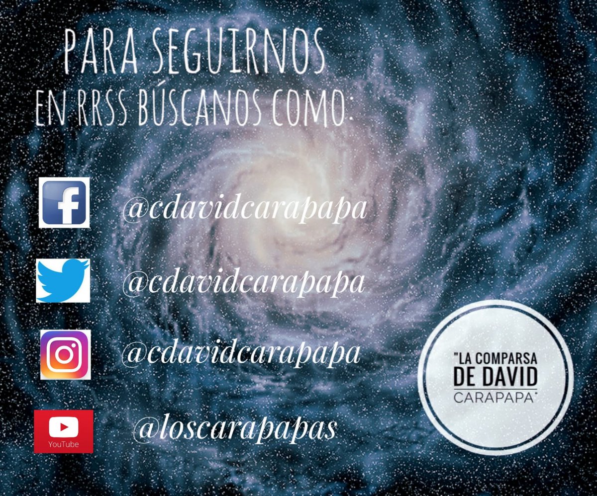 Siguenos en nuestras nuevas RRSS

business.facebook.com/cdavidcarapapa/

instagram.com/cdavidcarapapa/

x.com/cdavidcarapapa…