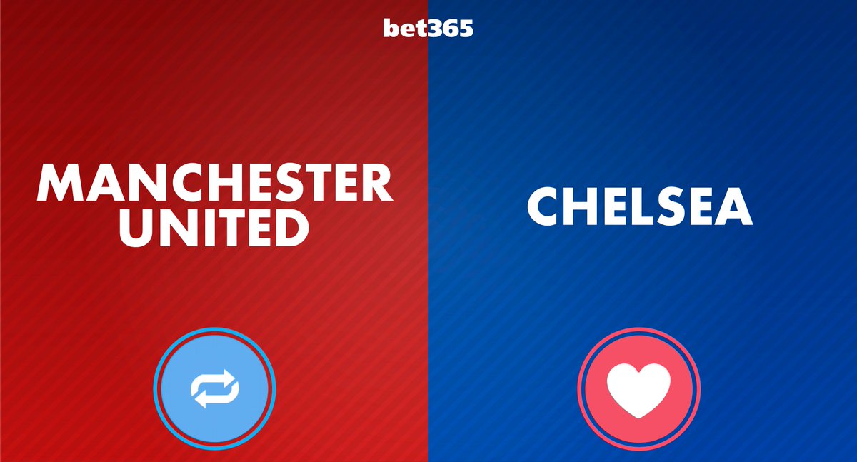 bet365_es's tweet photo. ¿Qué equipo tiene más opciones de acabar en puestos de Champions? 

🔁 - Manchester United
❤️ - Chelsea https://t.co/LpYiLoaSde