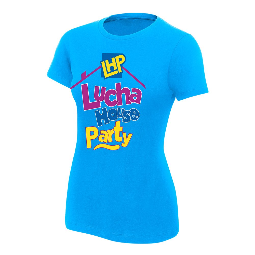 WwCalista's tweet photo. I ordered this nice T-shirt of the Lucha House Party for my daughter Calista who absolutaly wants it to wear at school ๐ She's proud to be fan @KalistoWWE @LuchadorLD @WWEGranMetalik #LuchaHouseParty #LuchaLuchaLucha #WWEeuroshop #Fan #LuchaCalista #Luchador #WWE #WWEShop https://t.co/q8CXPdgvWi