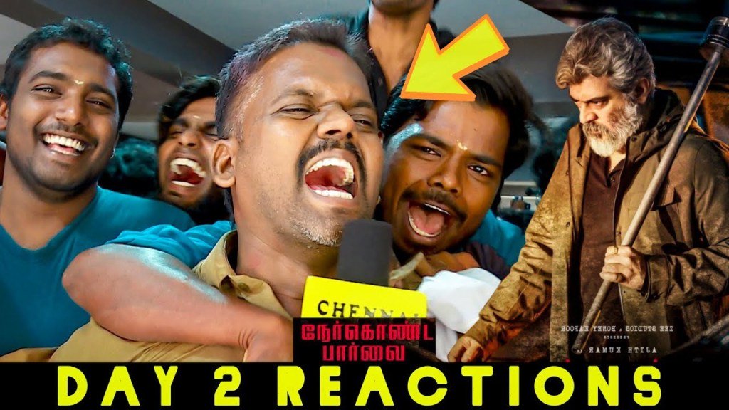 Thala ரசிகர்களிடம் Thalapathy ரசிகர்" | Nerkonda Paarvai Day 2 Reactions! – Chennai Video chennaiinformer.com/121235/thala-%…