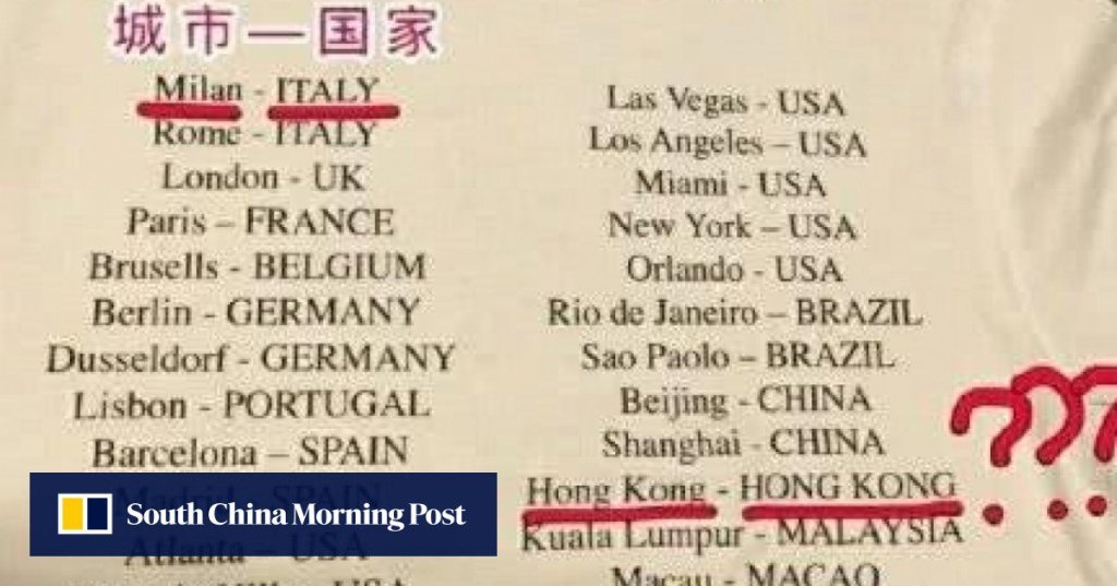 Versace in trouble for tops that imply Hong Kong is not part of China hongkonginformer.com/232151/versace…