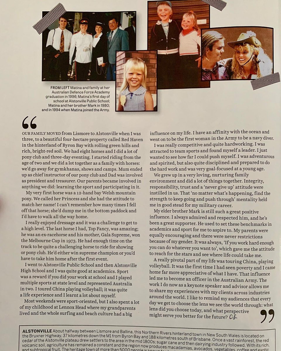 MatinaJewell's tweet photo. Delighted to be featured September edition #CountryStyleMagazine
sharing stories from my childhood growing up #alstonville Magazine out now #countrylife #countrylifestyle #matinajewellonline #bestsellingbook #caughtinthecrossfire @destinationnsw #Destinationtweed #goldcoastevents https://t.co/PooWxE7IIg