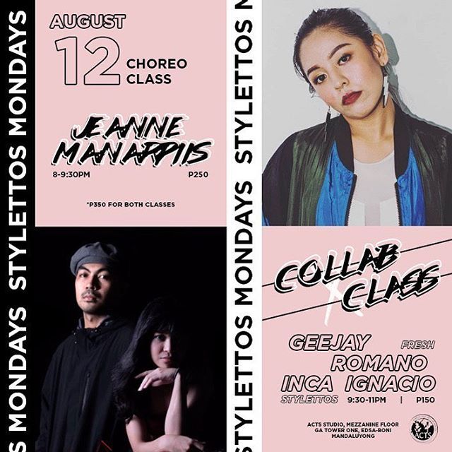 theSTYLETTOS's tweet photo. Yo! We’re excited for August! A comeback of our back-to-back classes and this time on our 930pm slot, we bring you COLLAB CLASSES‼️ We are all as excited as you are so make us a part of your manic Monday and dance with us!👑
.
.
8-9:30pm @sippinketchu… https://t.co/98fY8xwq8c https://t.co/rY3tprs8NA