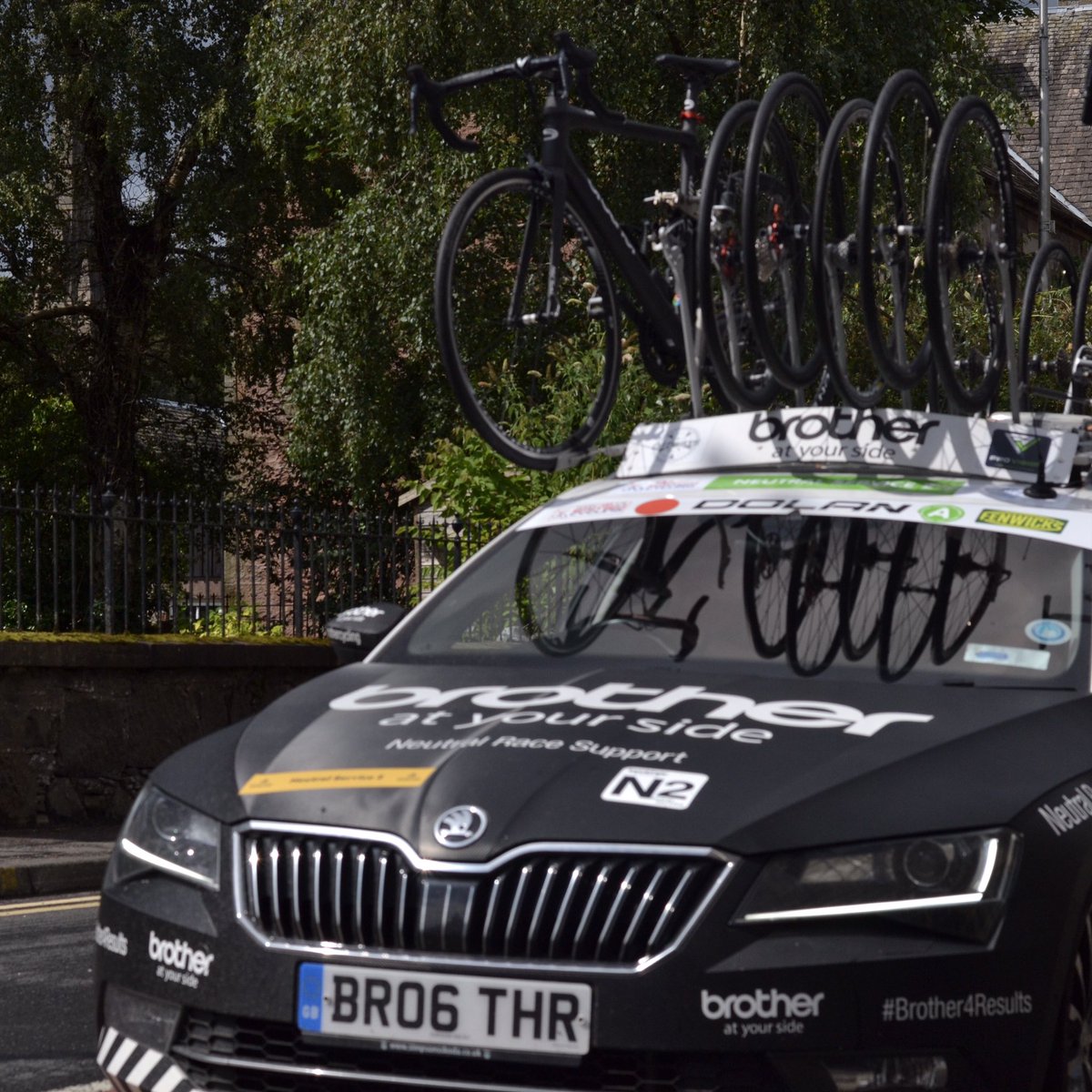 keijoteras's tweet photo. A thread for those race convoy aficionados
First up is the #NeutralService provided by @BrotherCycling who have 3 cars on the race #brother4results
#WTOS #WTOSRaceConvoy #Comrie https://t.co/qXdo9rILV8
