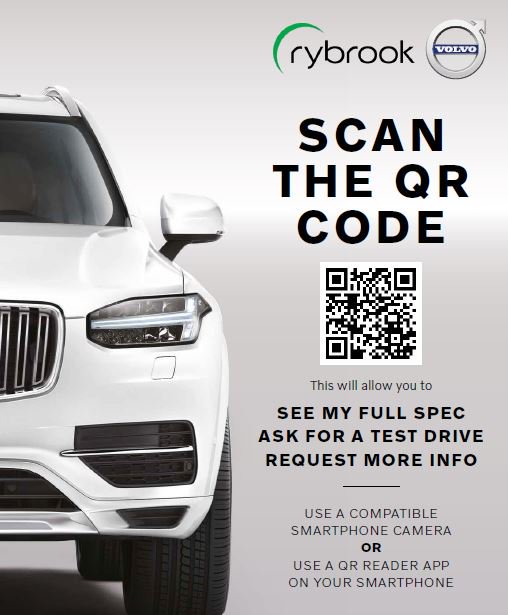 RybrookVolvo's tweet photo. You are now able to scan QR codes on ALL of our Volvo Selekt Vehicles using your smartphone camera, this will allow you to request more information, book a test drive as well as many other options. The feature also works when our showrooms are not open too!
.
.
.
#RybrookVolvo https://t.co/MfPpRsG2Ax