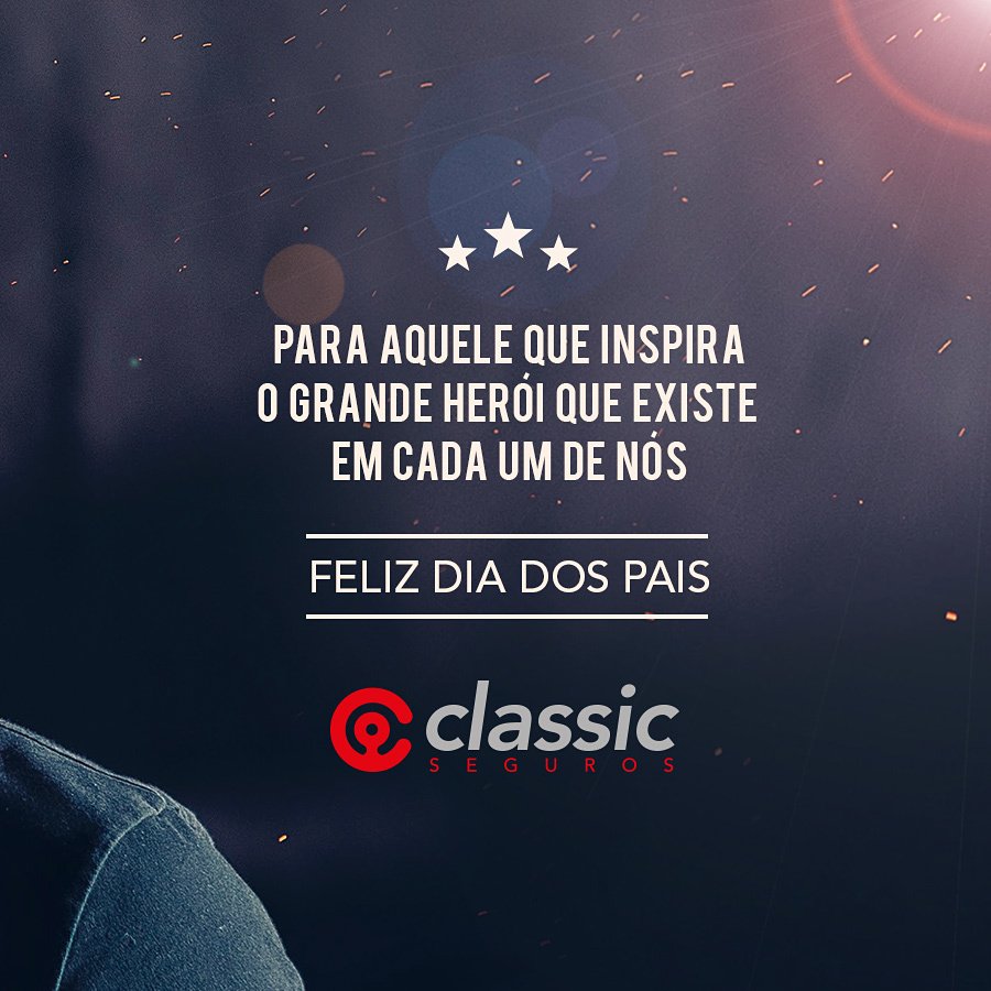 ClassicSeguros's tweet photo. Para aquele que inspira o Grande Herói que existe em cada um de nós.

#FelizDiaDosPais https://t.co/z30QcxZUPl