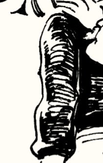 アナログでな、こう服のシワとか、ベタの表現が上手く描けると楽しくなるね…… 
