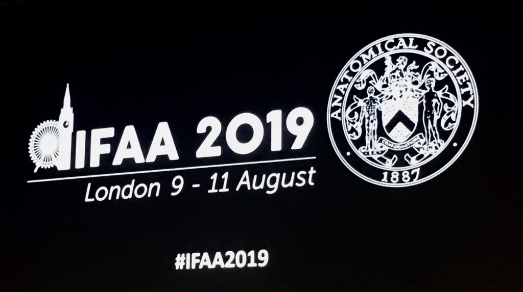 IFAA2019's tweet photo. On behalf of the organisers and all @anatsoc and @IFAA2019 thank you all for coming to London for #IFAA2019 to showcase the fantastic work being done around the world across the entire span of the anatomical sciences. Until the next time, safe travels home!! https://t.co/Y3j6mnWjcV