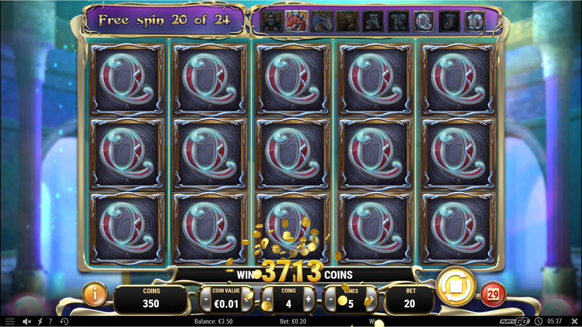 shawslots's tweet photo. Decent hit on Rise of Merlin Slot by 
@ThePlayngo @shawslots #casino #slot #onlinecasino https://t.co/EYe1Zz68AL