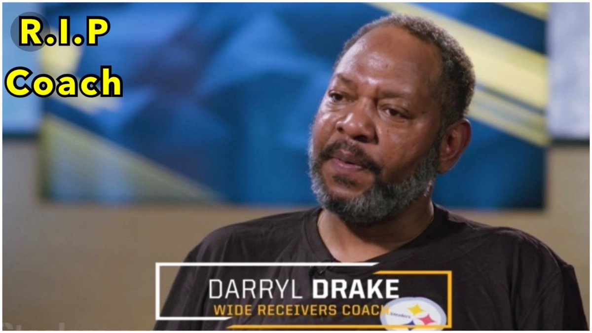 steelersrfam's tweet image. So very sad to hear this Steelers news 😥 R.I.P Coach Darryl Drake. He passed away this morning...My heart felt condolences go out to his family. Coach Drake was 62 years of age. 🕊️#coachdrake #darryldrake #steelers  #RIP