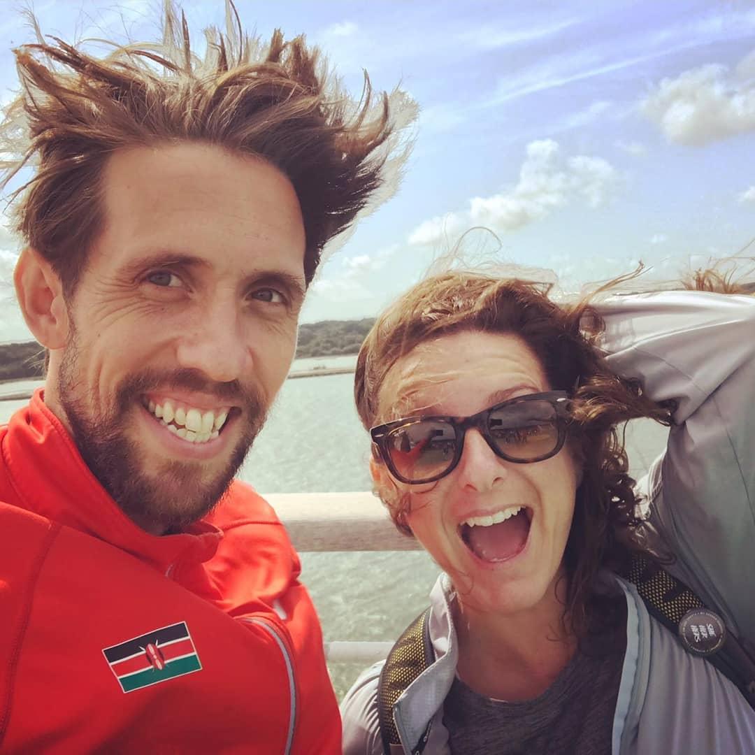 MrPeteThompson's tweet photo. The Tandem adventure begins🚴♂️🚴♀️
Today we set off from our home & cycled the 20 miles to the ferry to France 🇫🇷
Everything we need (& a few things we probably don't) for the next 12 days is carefully packed on the bike & I couldn't forget my lucky hat from #runthetour either 😀 https://t.co/P22JHBknH4