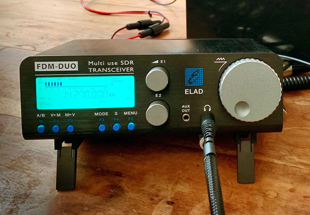 JoshMurray's tweet photo. Forgot how dope the @elad_srl #elad #fdmduo #qrp #sdr radio is. So glad I got another after making the mistake of selling my first. #hamradio #hamr https://t.co/UEvx8O3oDC