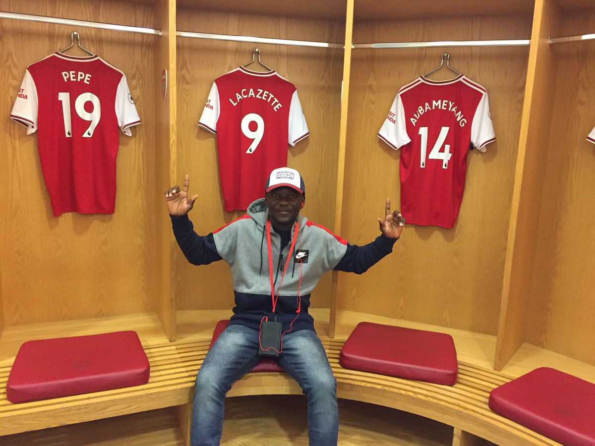 ManlikeJnr's tweet photo. Did the #afcstadiumtour today #WeAreTheArsenal 👌🏽 https://t.co/mzoFiUzV3k