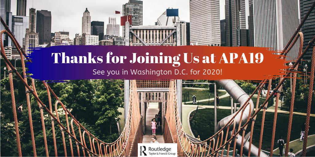 RoutledgePsych's tweet photo. Thanks so much for a great #APA19! We look forward to seeing you all next year. Until then, be sure to check out the latest on #OpenScience and #Ethics in publishing with us: https://t.co/HLZBOZvCol @APAconvention https://t.co/4fbGRvXCEN