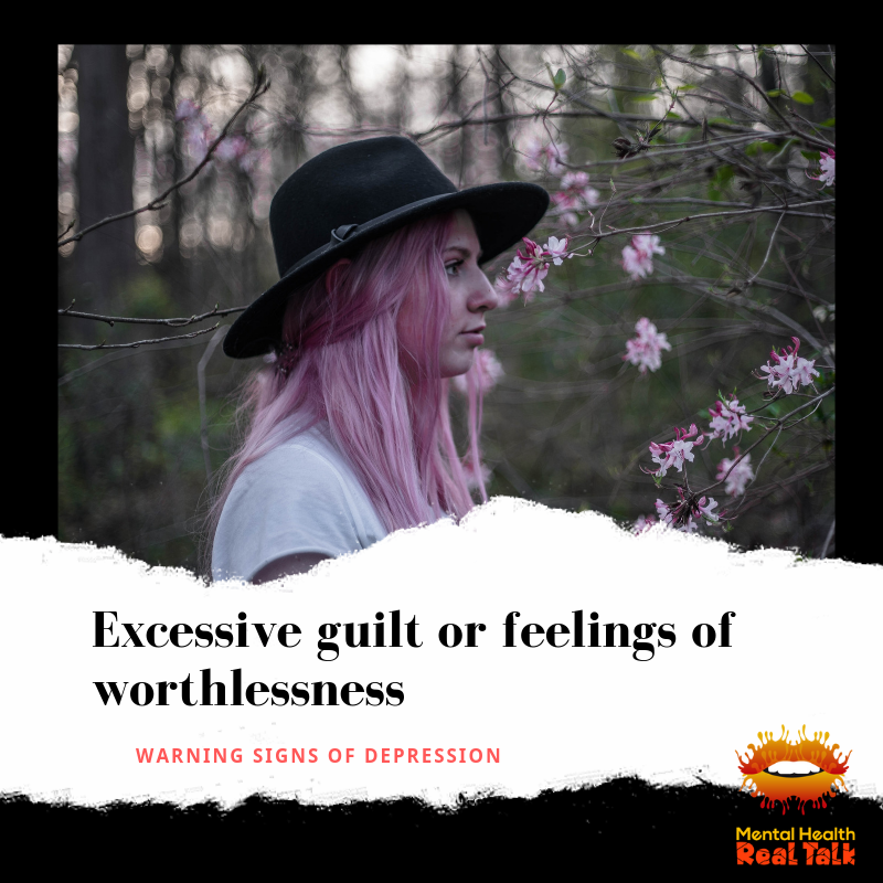 themhrt's tweet image. SIGNS OF DEPRESSION: (3 of 16)
#3.  Excessive guilt or feelings of worthlessness (ada).  You are not alone, reach out and get help. 

FACTS:  Did you know that depression may vary by age and sex?  End the silence, share your story at mentalhealthrealtalk.com

#signsofdepression