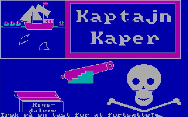 Duffadash's tweet photo. Jeg har lagt den ældste kendte udgave af Kaptajn Kaper i Kattegat op så den kan spilles direkte i browseren, for alle de som er nysgerrige eller nostalgiske. #dkgame #spilhistorie
https://t.co/HP8qDAKvL3 https://t.co/XyAySFuOYq
