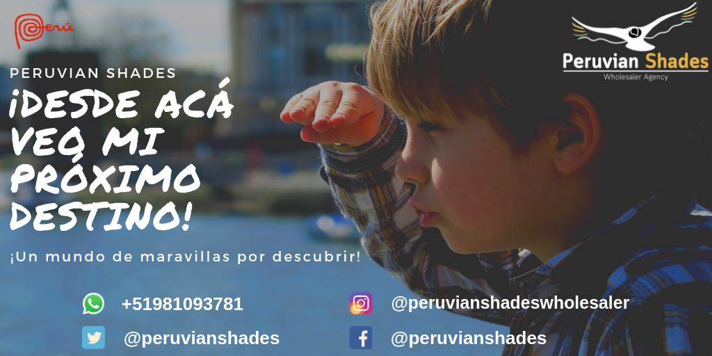 PeruvianShades's tweet photo. ¿Ya estás pensando en tu siguiente destino? ¡Escríbenos y te ayudaremos a armar el paquete que más se acomode a ti!
Email: reservas@peruvianshades.com
Whatsapp: +51981093781
#peru #peruvianshades #nexttrip #proximoviaje #friendstrip #familytrip #coupletrip #solotrip https://t.co/Htz7N0wlpT