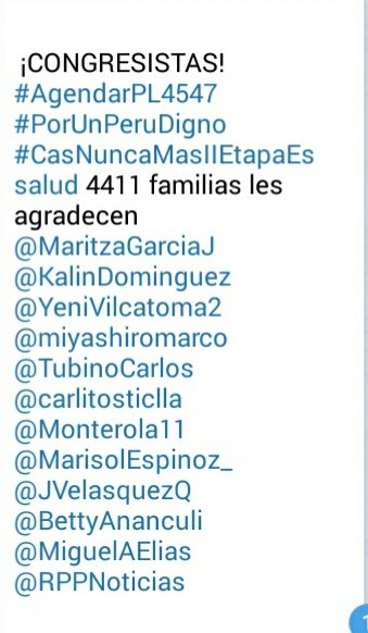 Flor39332805's tweet photo. @jjhosue_83 @atv_noticias @exitosape @HCevallosFlores @IndiraHuilca @JorgeDCG @JuanSheput @KarinaBeteta01 @MarisaGlave @Mauriciomulder @Pedro_Olaechea @ricarnarvaez Señores congresistas estamos en Huancayo Junín pedimos apoyo para pase a 728 q se promulga nuestra ley 4547 #Cas Nunca más II Etapa Essalud https://t.co/3N3MbMJ5yi