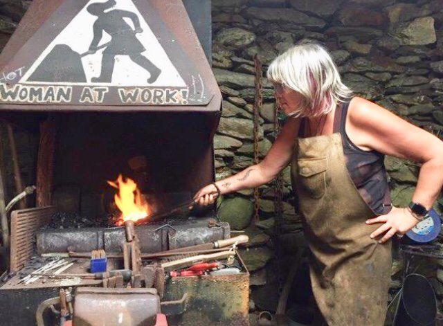 Meet Rhian Jones - artistic blacksmith and winner at The National Eisteddfod for these beautiful handmade oyster shells made out of steel and fired in her own forge in the hills above Conwy .  She chats to Roy Noble after 5