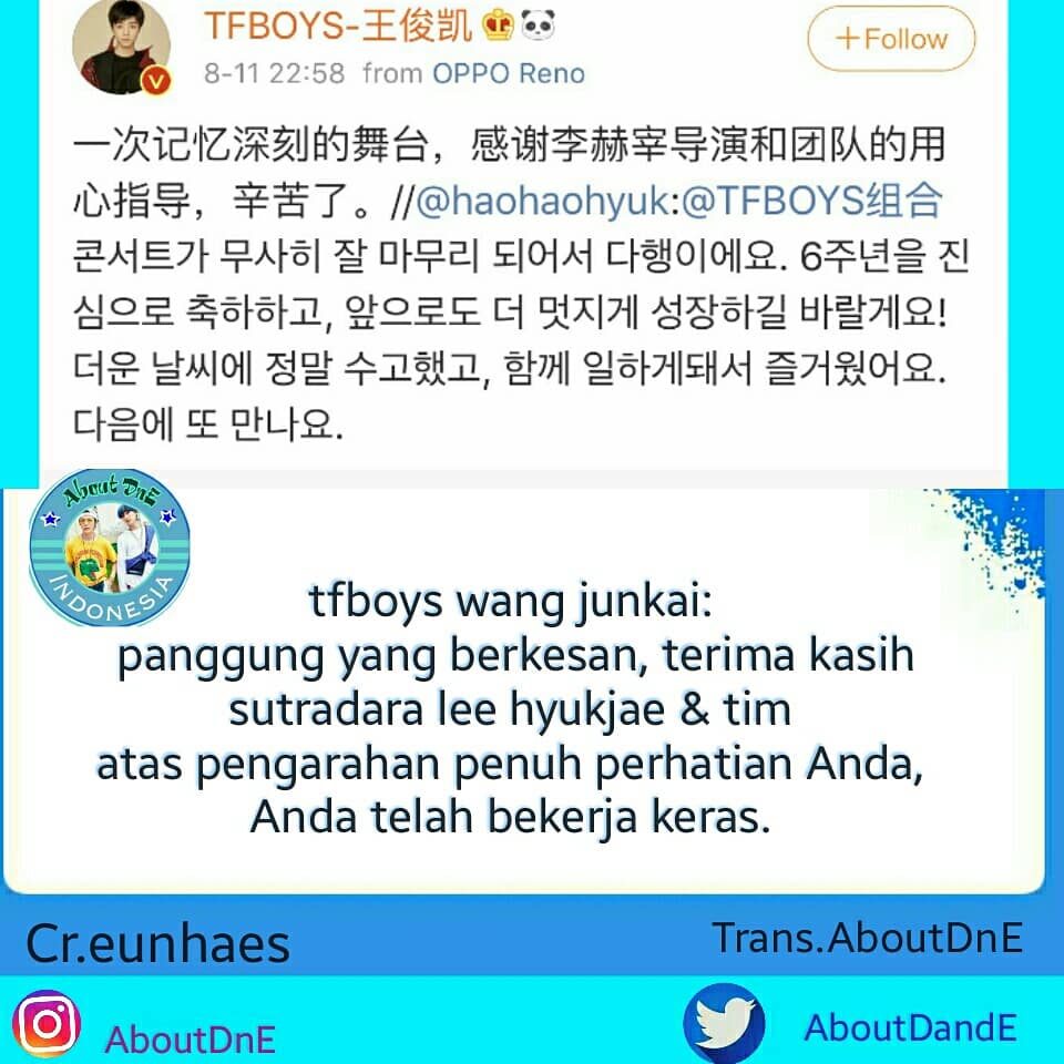 AboutDandE's tweet photo. Bnyak anak bnyak tanggung jawab
#TFBOYSTheFever六周年告白 #TFBOYS #Eunhyuk #LeeHyukjae #SuperJunior #eunhae https://t.co/iC2Nywsoax