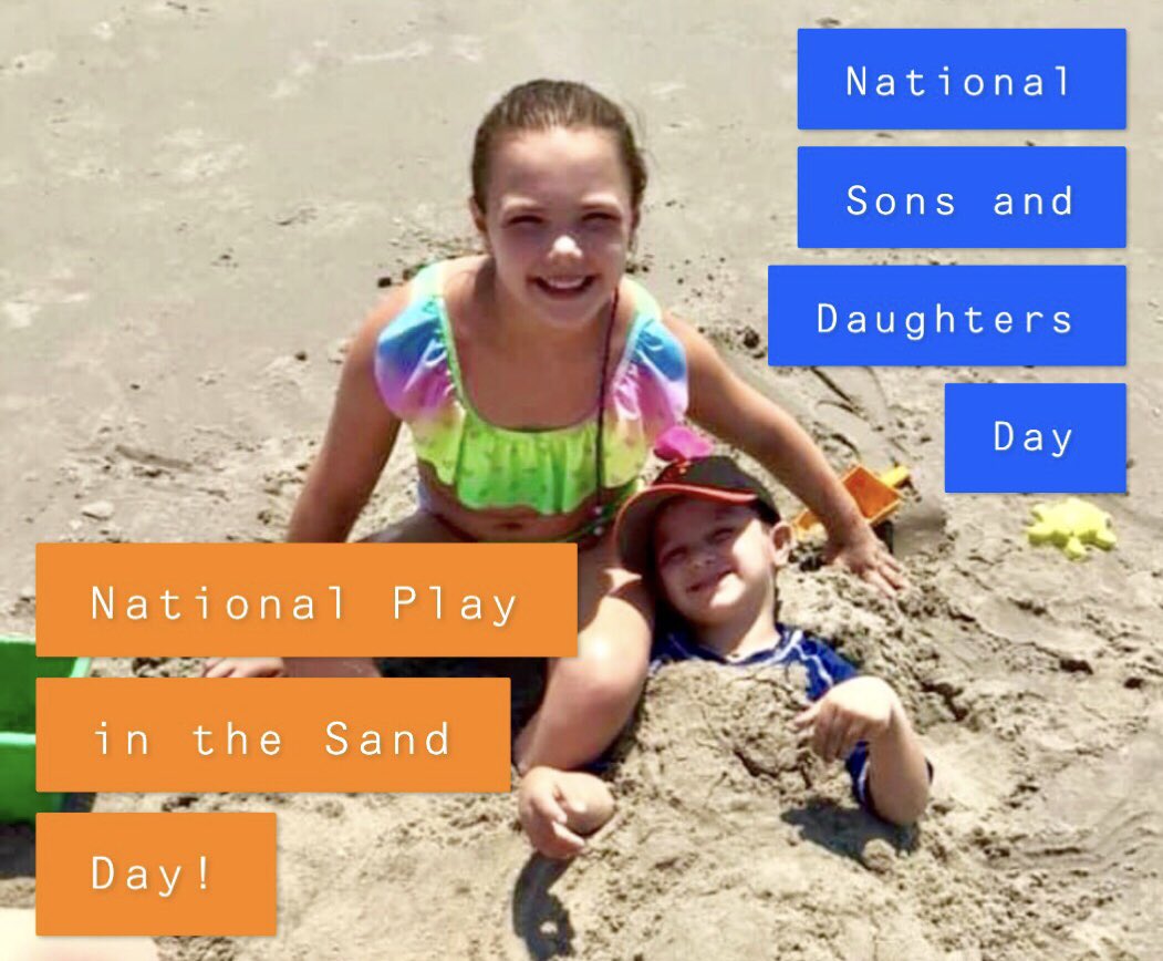 SilvermanSBG's tweet photo. Do you like to #play in the #sand, too? 🤷‍♂️☀️🏝 
•
Happy #NationalPlayInTheSandDay &amp; #NationalSonsAndDaughtersDay! 🏖👦👧🏐
 •
#HopeYoureSmiling #NationalDay #VoluntaryDisruption #SonsAndDaughtersDay #SonsAndDaughters #Beach #BeachDay #PlayInTheSandDay #PlayInTheSand #Fun #Sun https://t.co/StbsPnyaB1