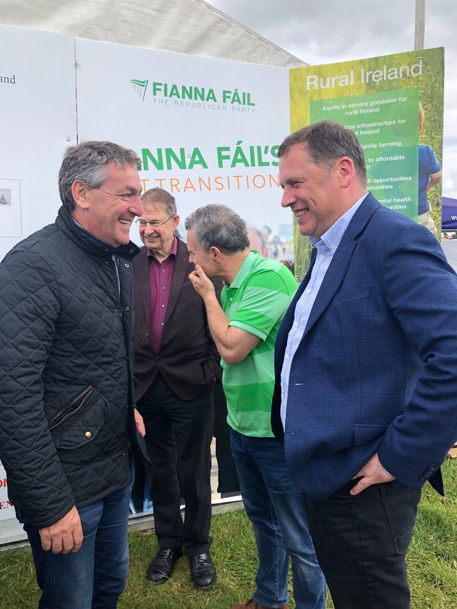 Thanks to everyone for a wonderful day at ⁦<a href="/tullamoreshow/">Tullamore Show</a>⁩ met a lot of people at ⁦<a href="/fiannafailparty/">Fianna Fáil</a>⁩ stand with ⁦<a href="/CowenBarry/">Barry Cowen MEP</a>⁩ ⁦<a href="/SeanFlemingTD/">Seán Fleming</a>⁩ ⁦<a href="/eamonocuiv/">Éamon Ó Cuív</a>⁩ ⁦<a href="/McConalogue/">Charlie McConalogue</a>⁩ ⁦<a href="/senatorpauldaly/">Sen Paul Daly</a>⁩ real concern about the future of beef farmers