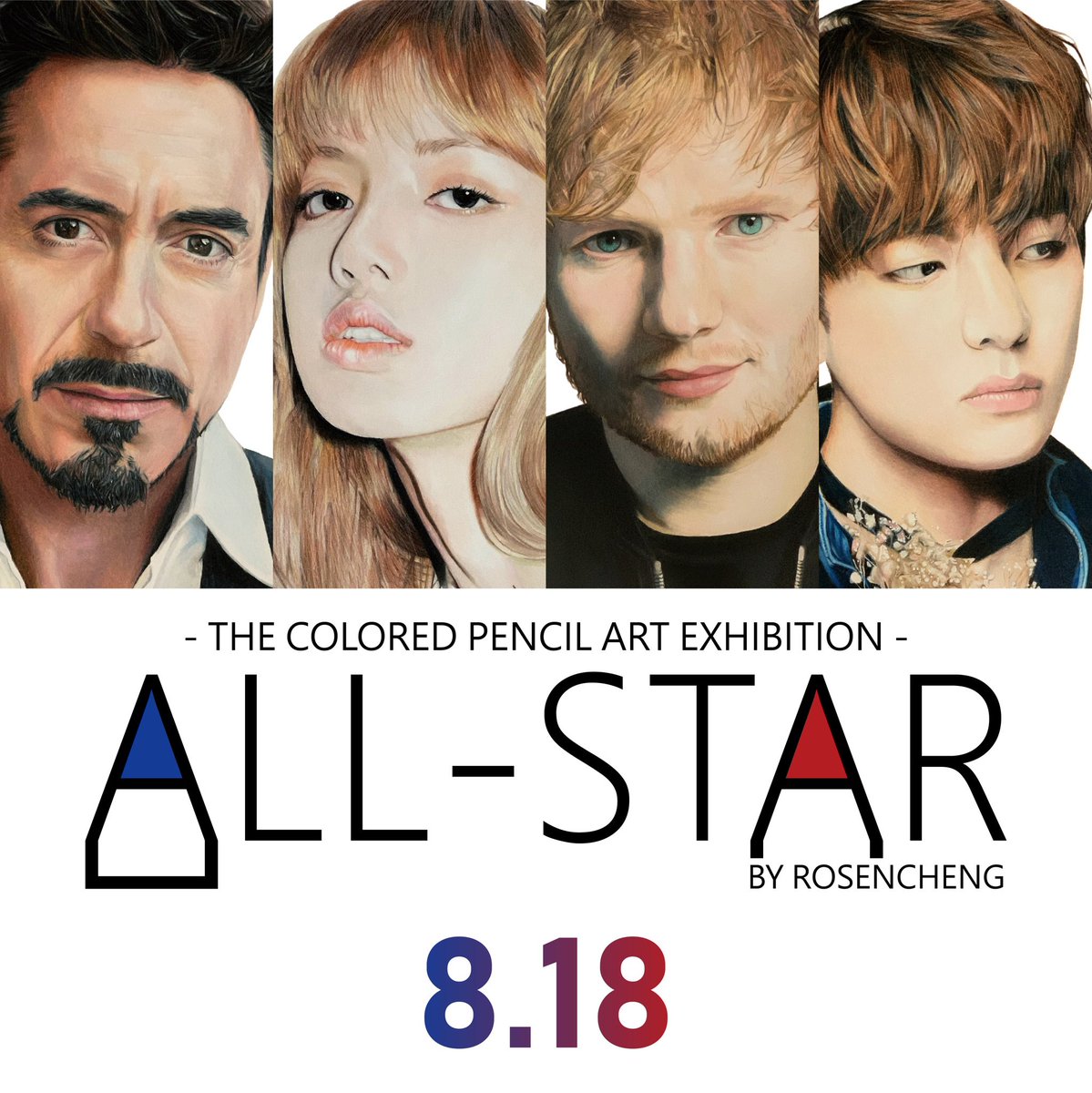 RoseNCheng's tweet photo. ✨【All-Star — The colored pencil art exhibition】✨

Date: AUG 18, 2019
Venue: Unit 2, 11/F, Sun Cheong Industrial Building, 1-3 Cheung Shun Street, Lai Chi Kok
Time: 13:00-19:00
***Free admission***

See you!☺️

#art #drawing #hkartexhibition #hkartist https://t.co/r3HMxCnFGr