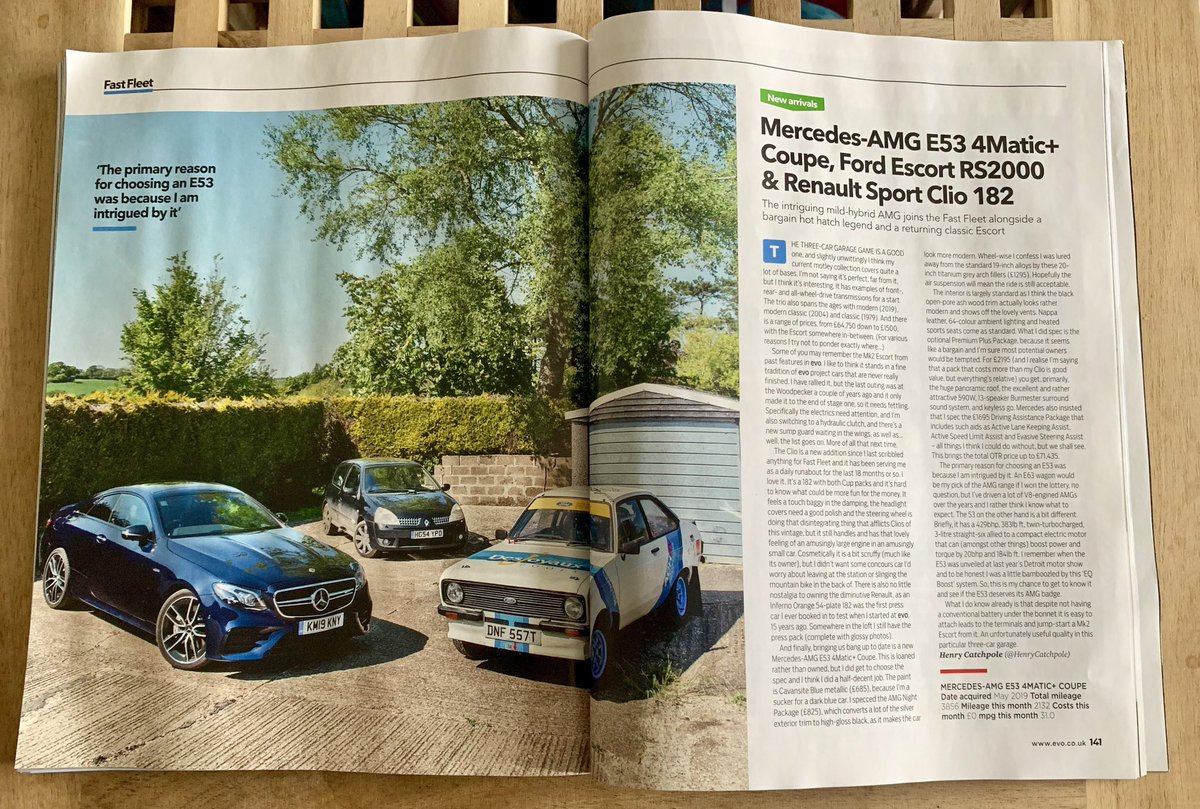 ChrisHDrives's tweet photo. Really happy to read that @HenryCatchpole is back writing in @evomagazine’s #FastFleet. https://t.co/pTrx5yUXk4