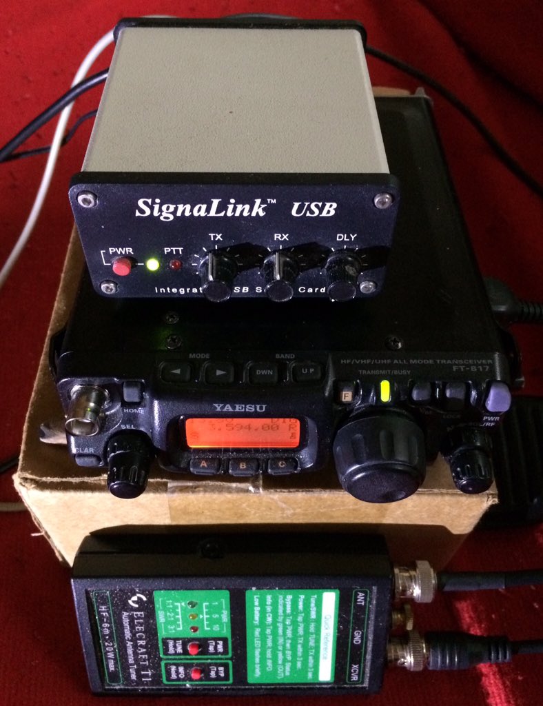 VE7GDH's tweet photo. After a few weeks of successful #ARDOP use in Winlink Express, I changed over to #VARA, mostly on 80M with a dipole up just 10 ft - very NVIS! It has been even more successful with better data throughout. This has all been QRP at 5W. #FT817 #WinlinkExpress #RMS #CMS #HF #EmComms https://t.co/8ePuUC6vxy