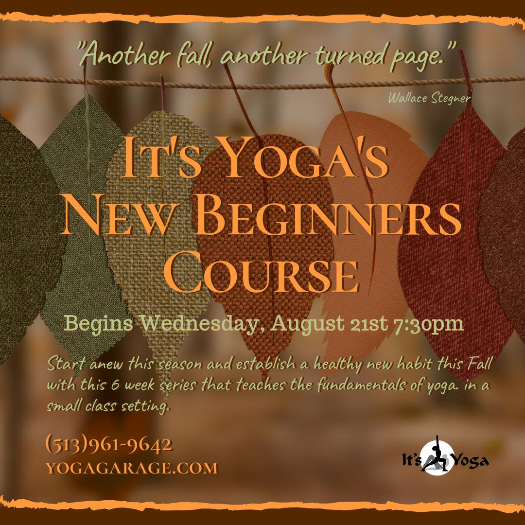 ItsYogaOhio's tweet photo. Grow your #yoga practice in a small class setting where questions are encouraged &amp; beginners find their own unique  personal connections to poses through breath &amp; awareness. The new series begins August 21st. To register: https://t.co/D9O8k4aCdO
#itsyogacincinnati #AsanasForAll https://t.co/03R5dNchU9