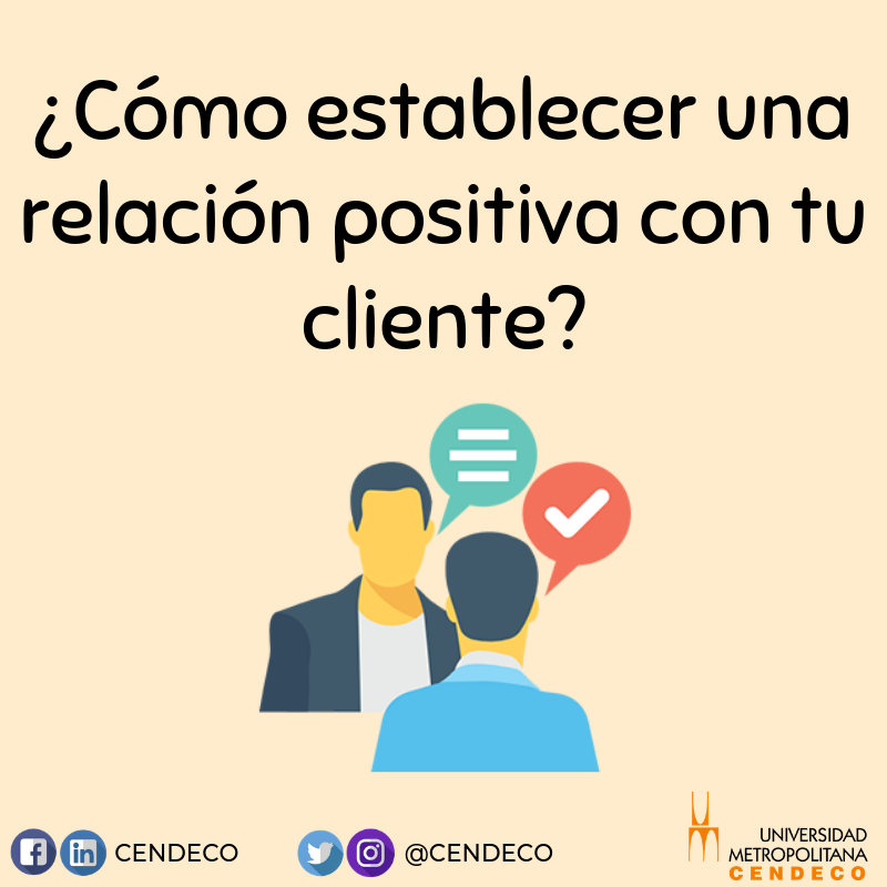 ExtensionUNIMET's tweet photo. ¿Cómo establecer una relación positiva con tu cliente?
1. Mantén una comunicación clara y efectiva.
2. Entiende sus necesidades.
3. Se sincero.
4. Haz preguntas y consulta sus inquietudes.
5. Mantenlo informado.
6. Haz revisiones del proyecto.
7. Impúlsate.
#CENDECOTips https://t.co/vkqBOxUkOf